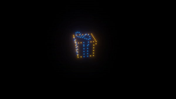 100 LED Drones with Remote Control - Perfect for Light Shows, Parties & Outdoor Events | Animated Gift Box Set for Kids & Adults