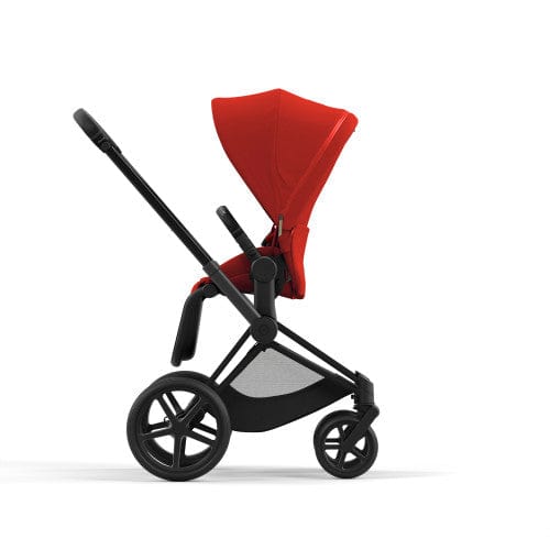 Cybex Priam 4 Complete Stroller - Matte Black/Black | Premium Baby Stroller with All-Wheel Suspension | Perfect for City Walks & Outdoor Adventures