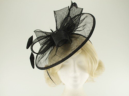 Elegant Sinamay Disc Headpiece & Matching Bag Set - Perfect for Weddings, Tea Parties & Special Occasions | Failsworth Millinery 2-Piece Bundle