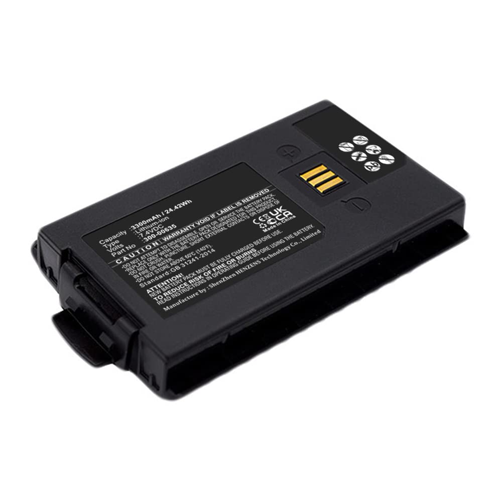 Synergy Digital 2-Way Radio Battery - High Capacity 3300mAh Li-ion Replacement for Simoco-Sepura STP8038 & Sepura 300-00631 (7.4V) | Perfect for Emergency Communication & Security Personnel
