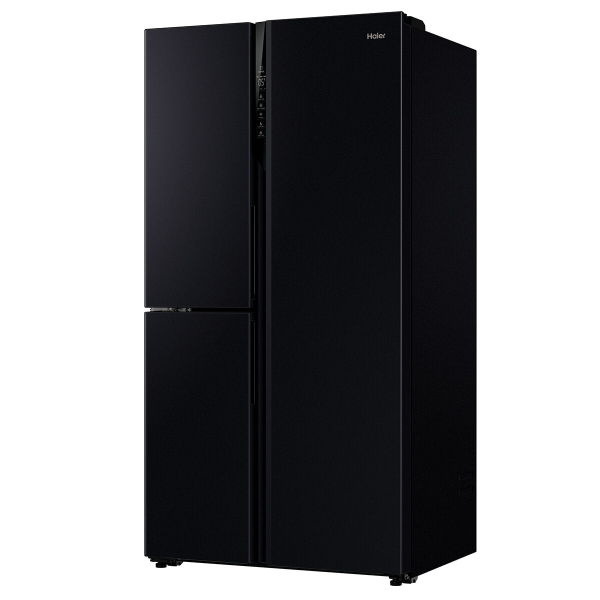 Haier 574L S+ 3-Door Side by Side Refrigerator - Black HRF575XC | Energy Efficient Large Capacity Fridge for Modern Kitchen & Family Use