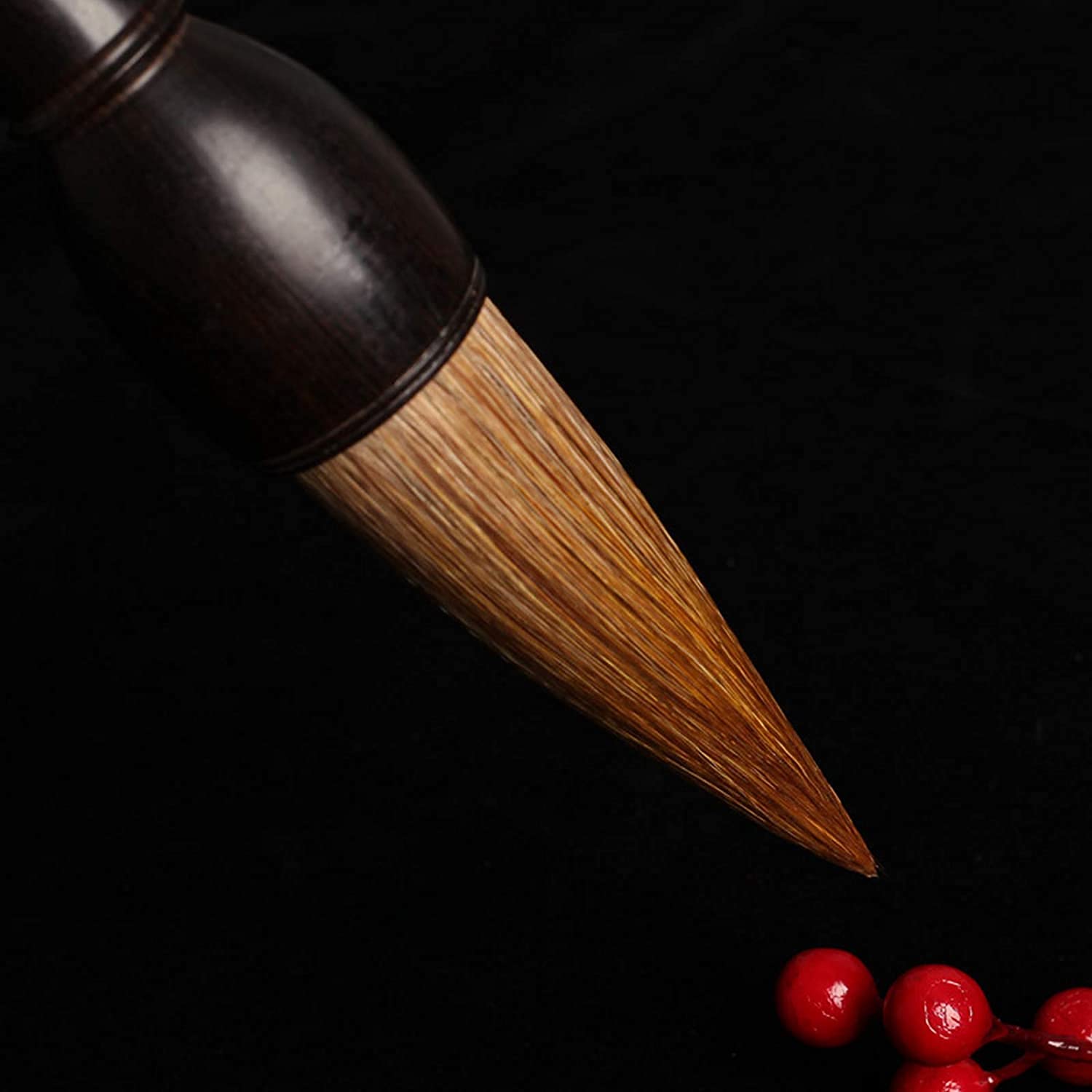 Premium Chinese Calligraphy Brush - Sandalwood Handle for Writing & Sumi Painting | Art & Meditation