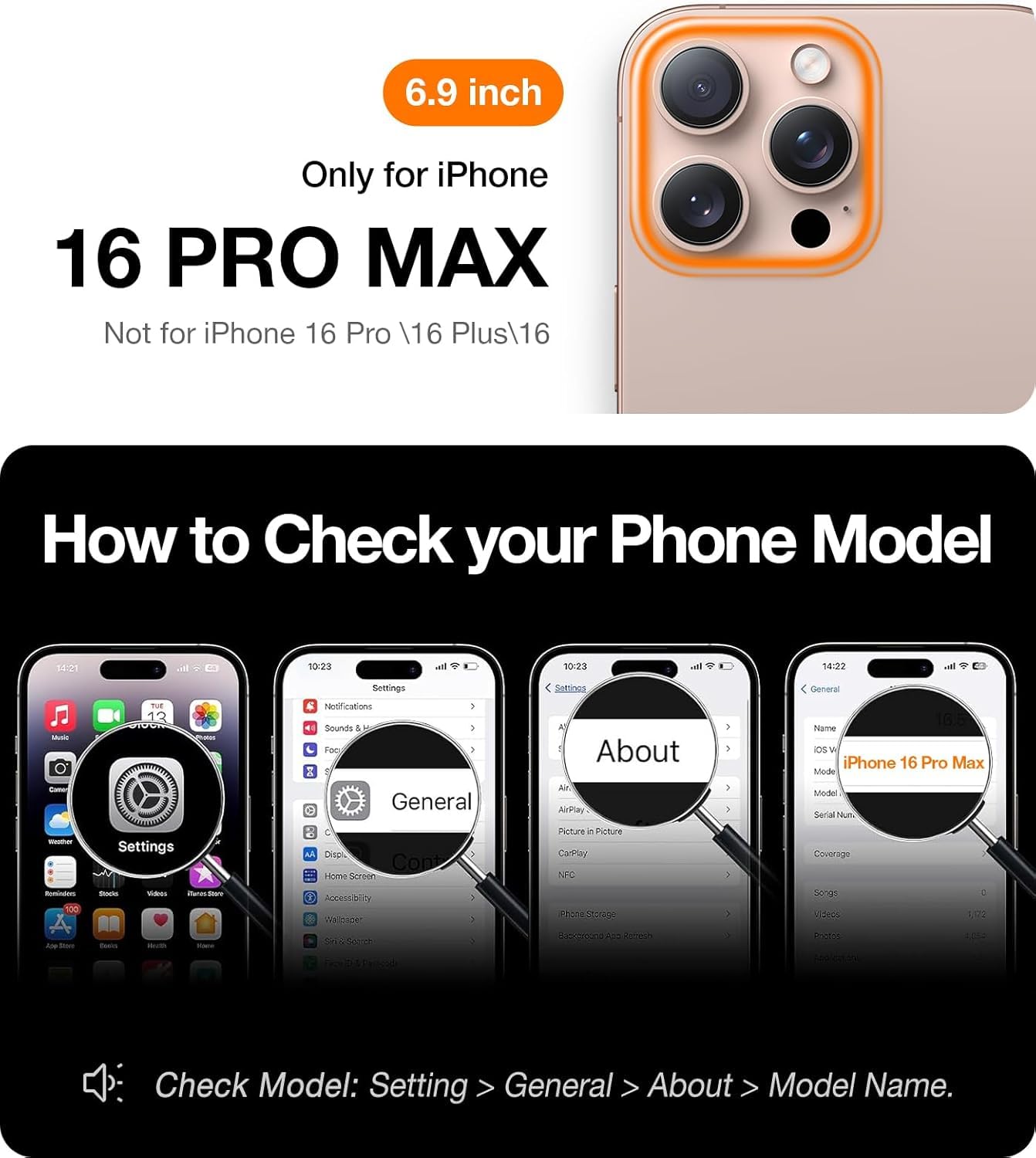 TORRAS Slim Fit iPhone 16 Pro Max Case - Ultra Thin & Lightweight Hard Plastic Cover (6.9