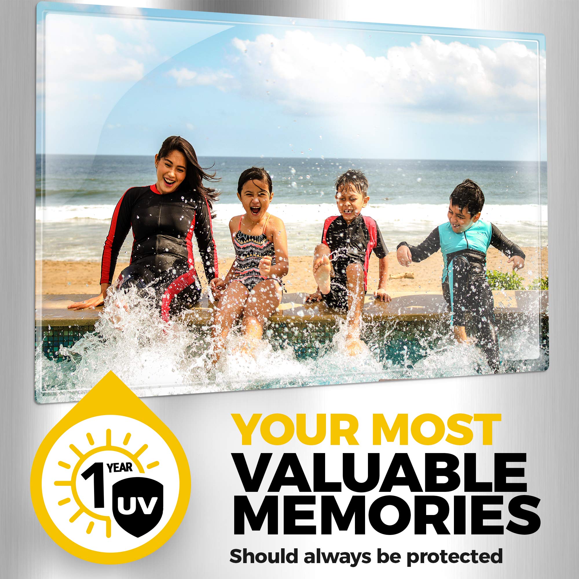 X-bet MAGNET Magnetic Picture Frames - 4x6 Inch Set of 7, Refrigerator Picture Magnets for Photos - Strong Magnetic Photo Frames for Fridge & Metal Surfaces - Perfect for Kitchen, Office & Home Decor