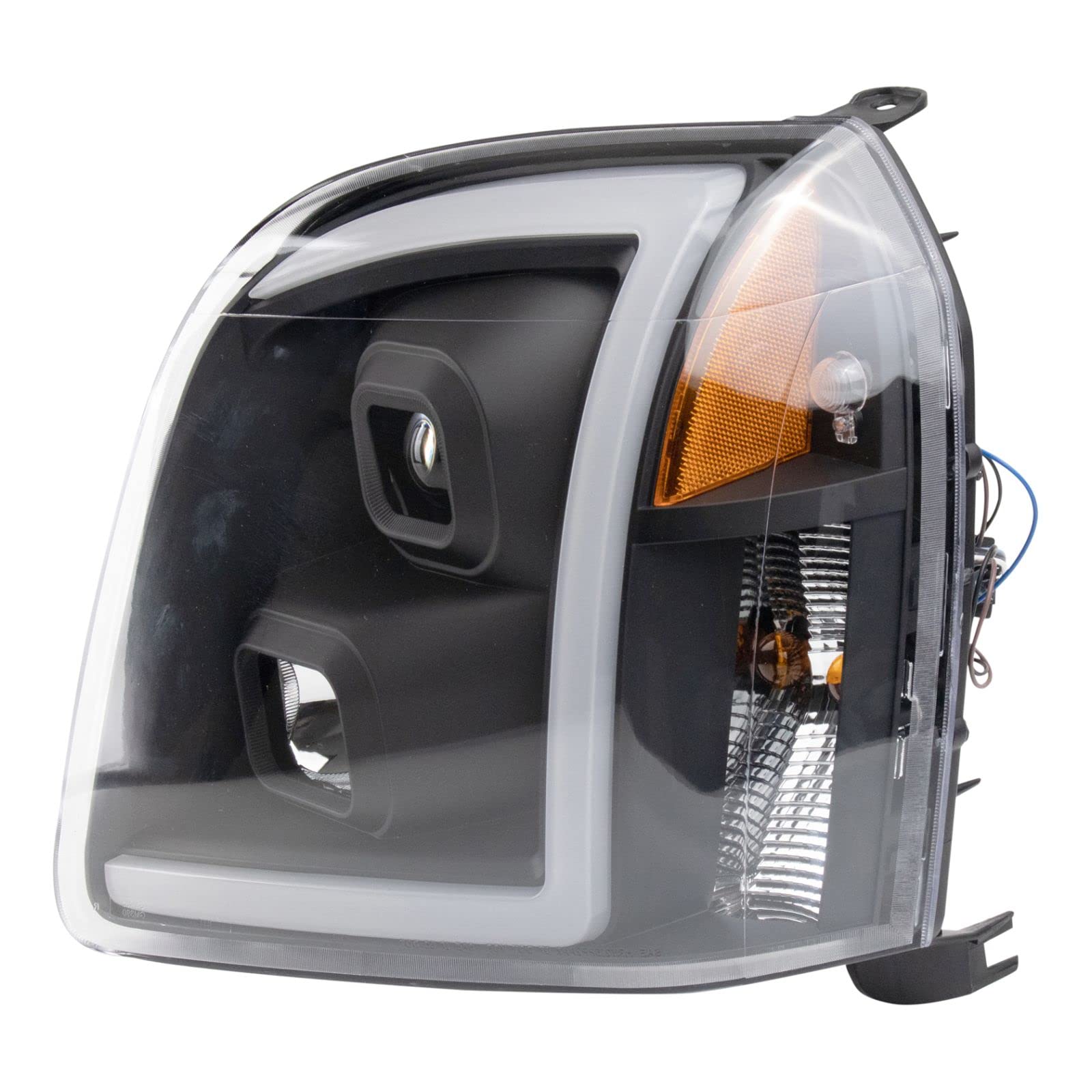 GMC Yukon Headlight Assembly Set (2007-2014) - Halogen Compatible for Night Driving