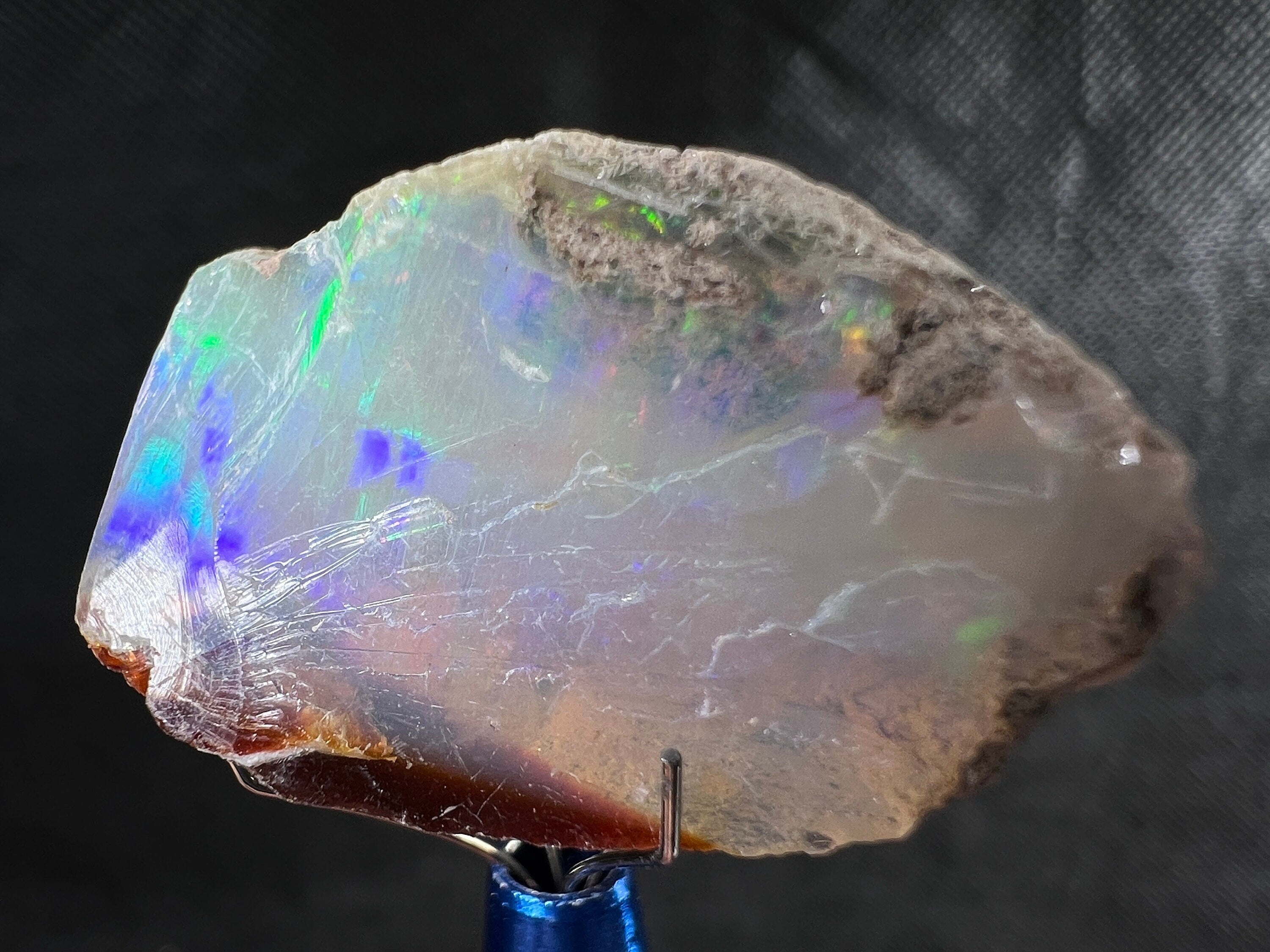 Premium 4A+ Welo Opal Raw Crystal - Natural Cutting Grade Opal Gemstone, October Birthstone (50650) for Jewelry Making, Healing Crystals & Mineral Collection