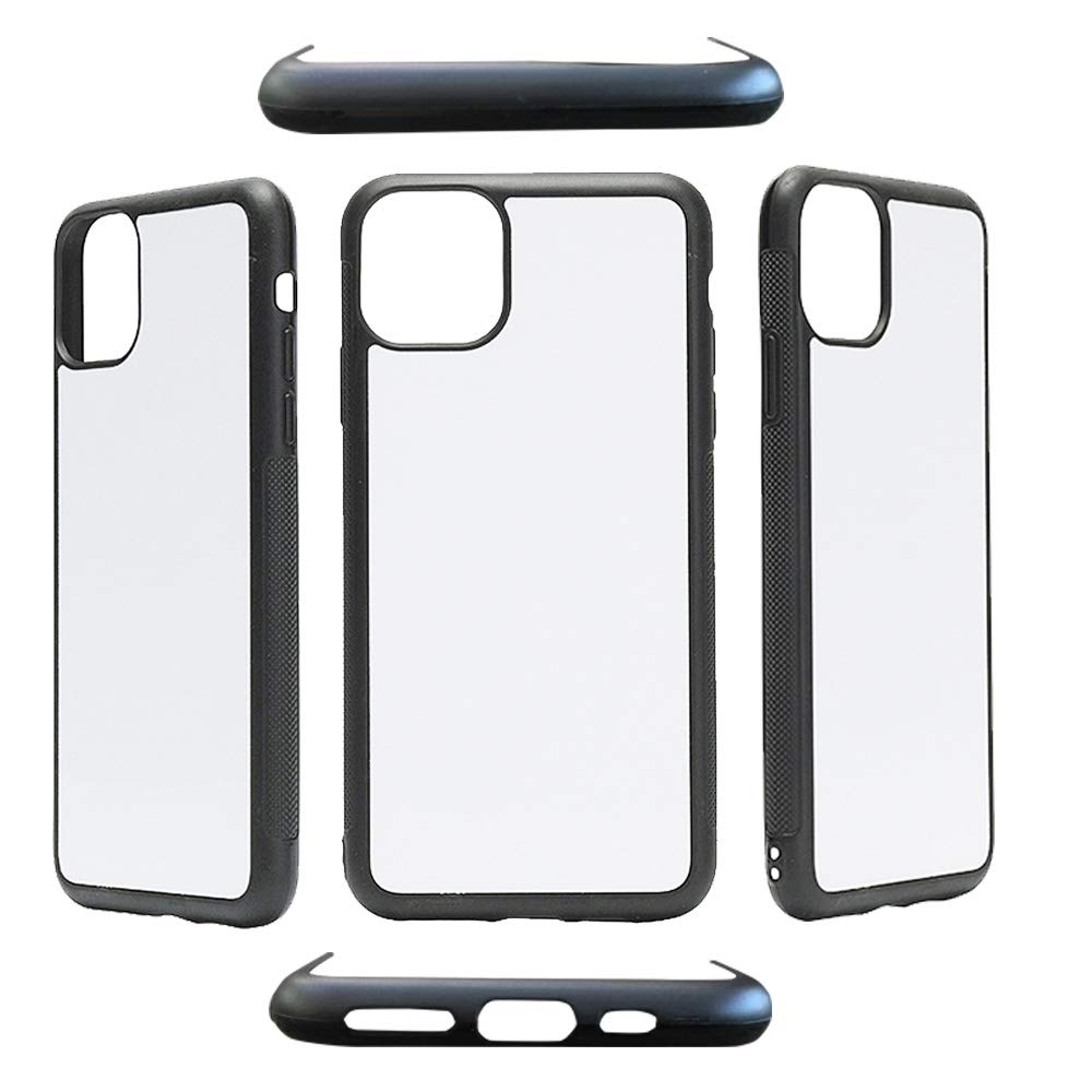 10 PCS Sublimation Blanks 2D Phone Case Covers - Soft Rubber Protective Case for iPhone 11 (6.1