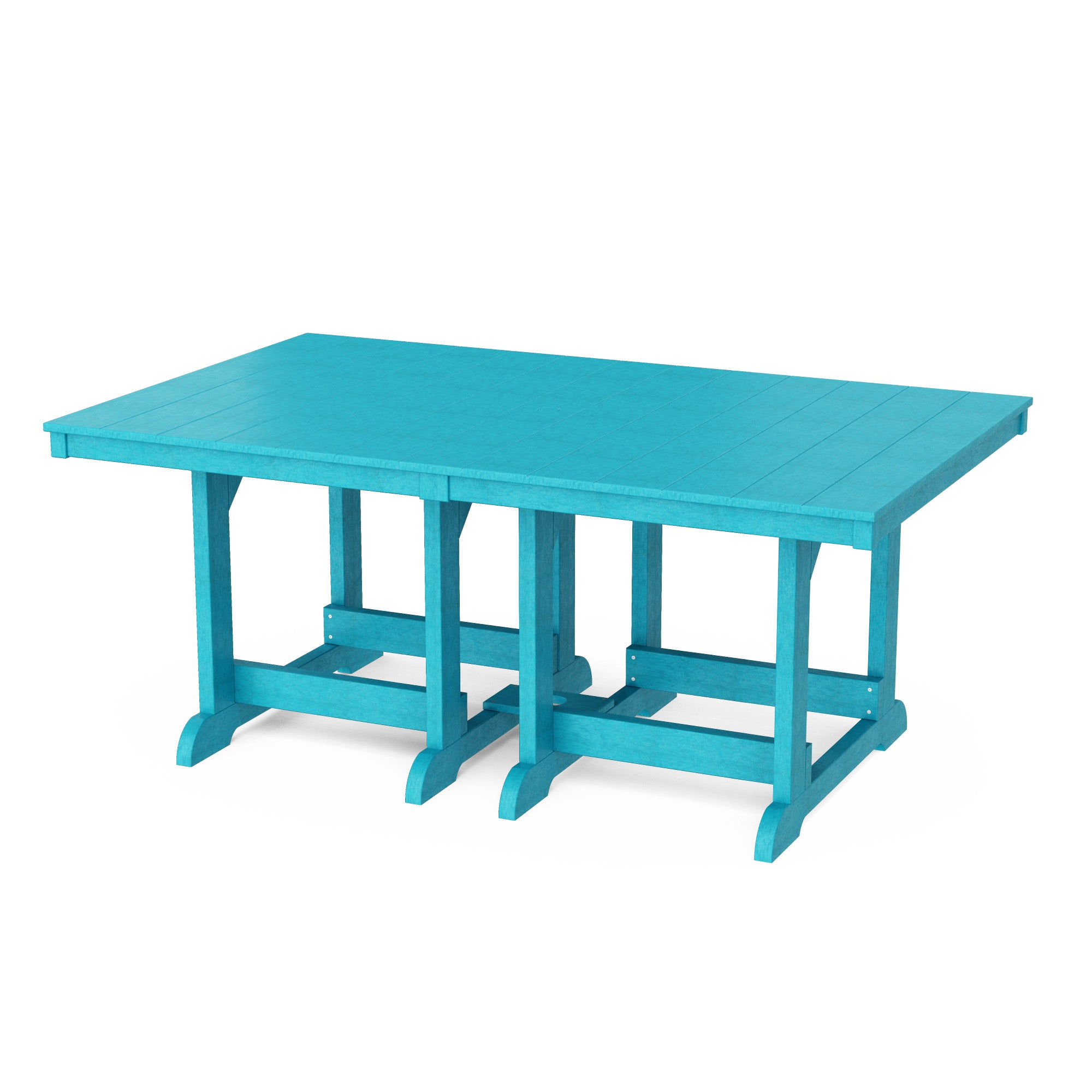 Heritage 44x72 Inch Solid Wood Dining Table - Rustic Farmhouse Style for Kitchen, Dining Room & Outdoor Entertaining