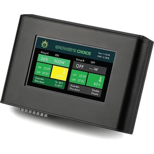 Grower's Choice LED Grow Light Master Controller - Smart Lighting System for Indoor Plants, Hydroponics & Greenhouse - Perfect for Home Gardening, Commercial Grow Ops & Vertical Farms