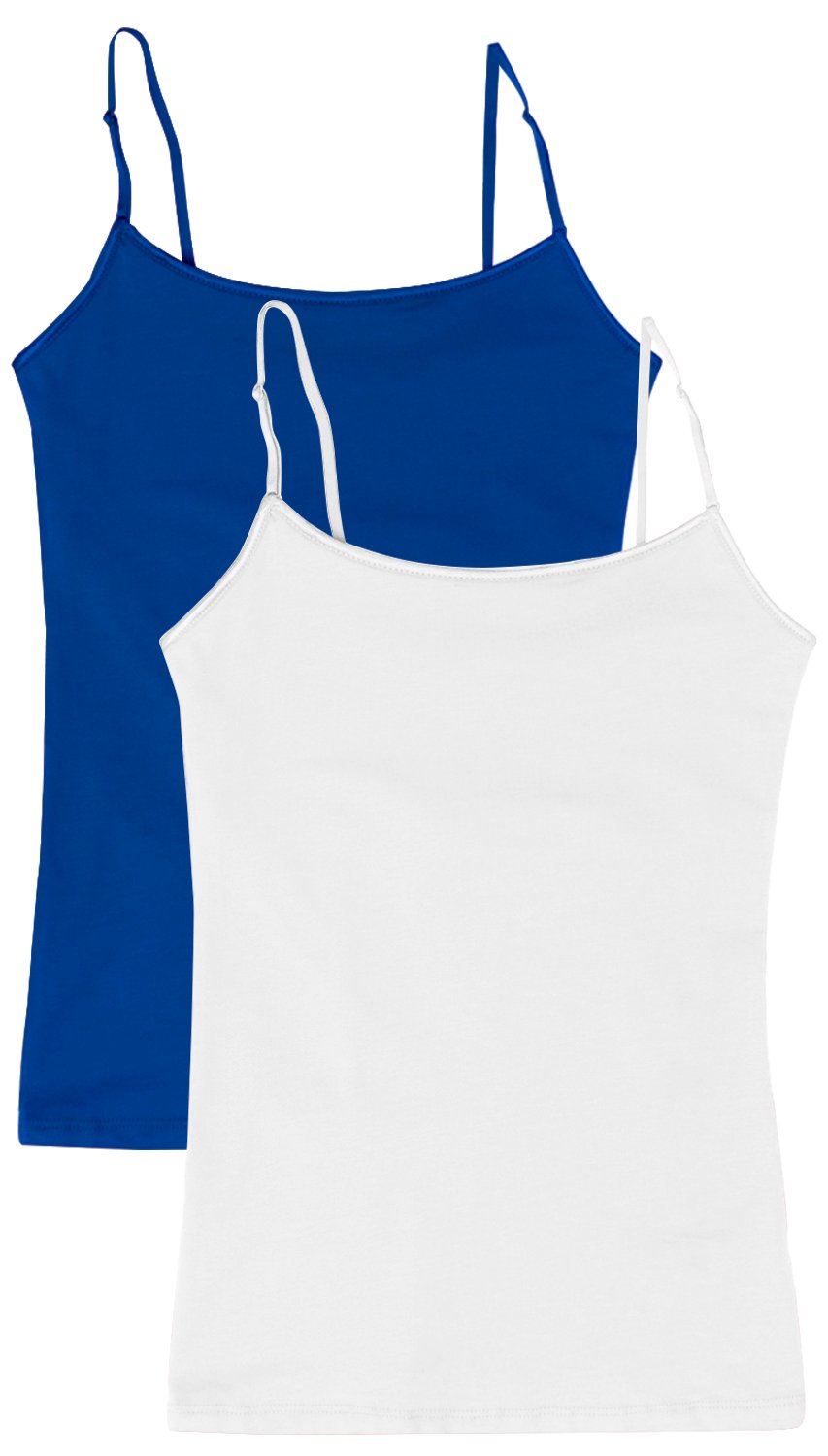 Women's Built-in Bra Camisole Tank Top with Adjustable Spaghetti Straps - Comfortable Sleepwear & Layering Essential for Everyday Wear