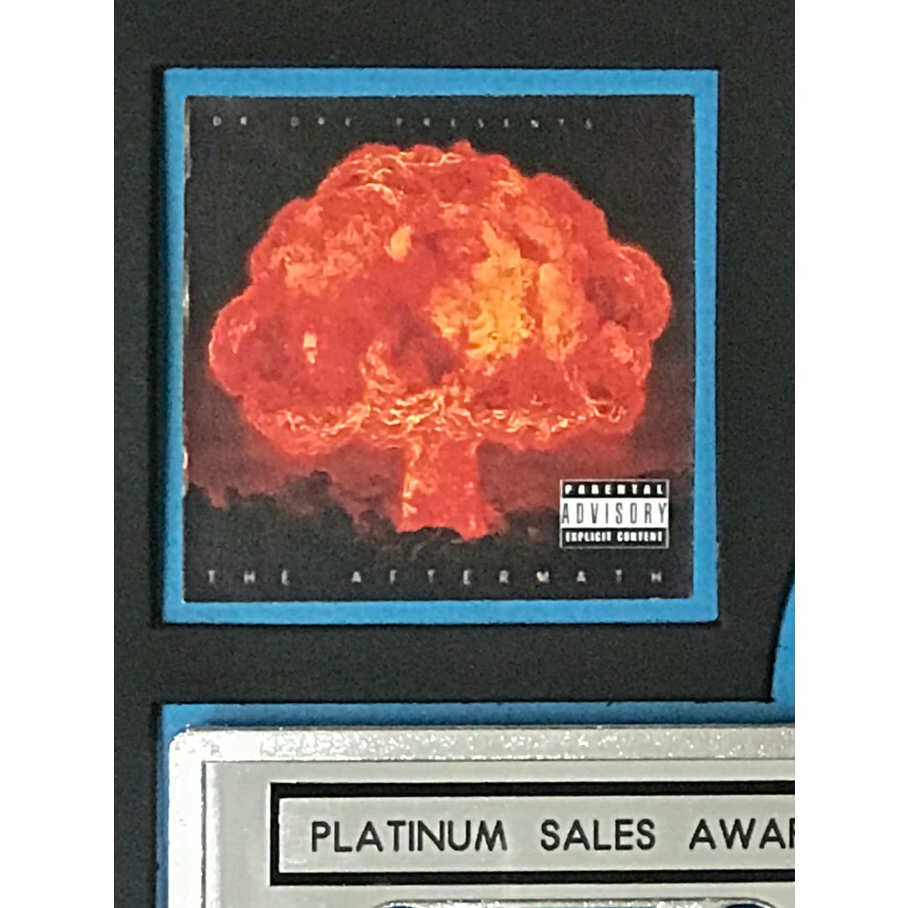 Dr. Dre The Aftermath RIAA Certified Platinum Album Award - Official Music Collectible for Fans & Display
