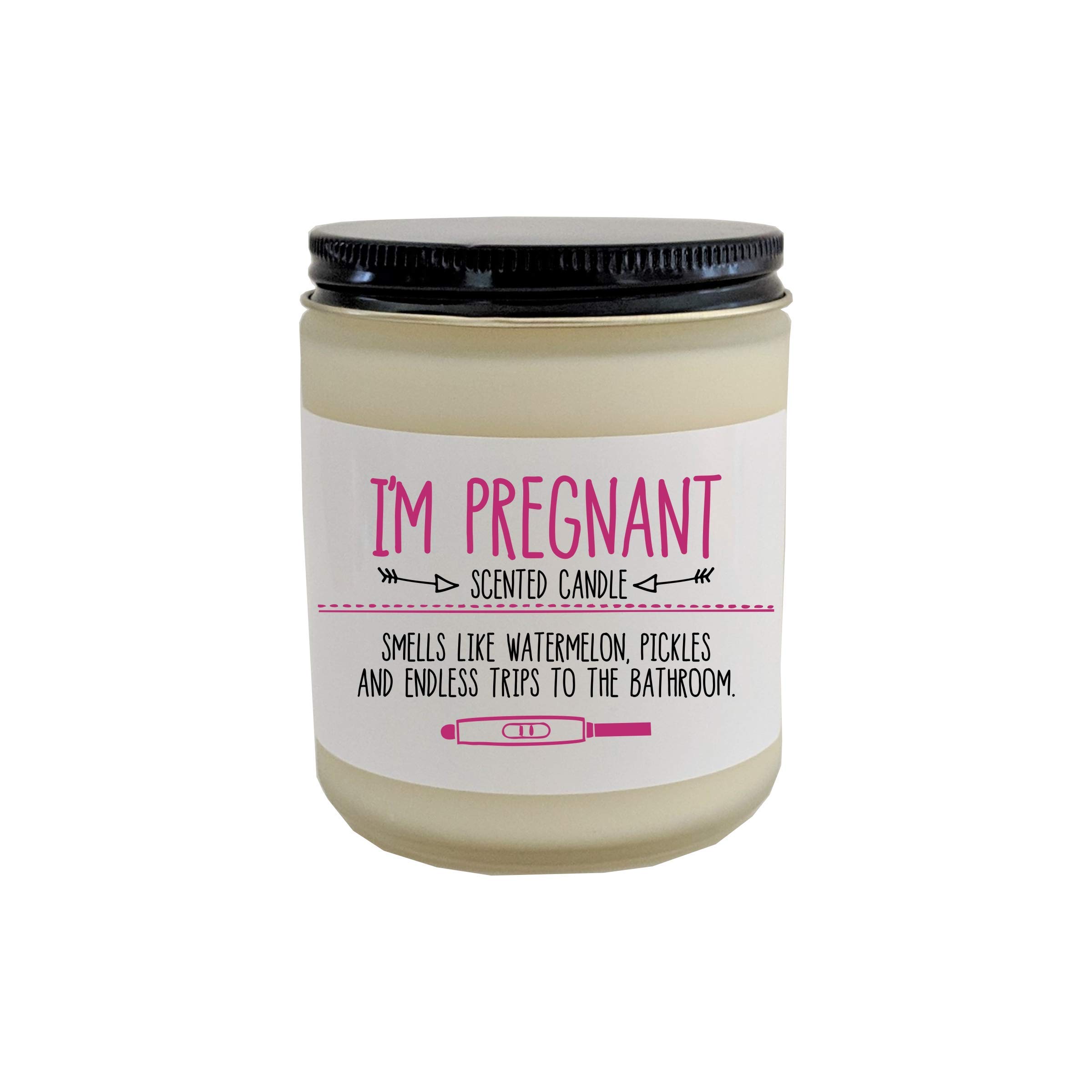 Funny Pregnancy Announcement Candle - Unique Maternity Gift for Pregnancy Reveal & Baby Shower - Perfect for Expecting Moms, Gender Reveal Parties & New Mom Gifts