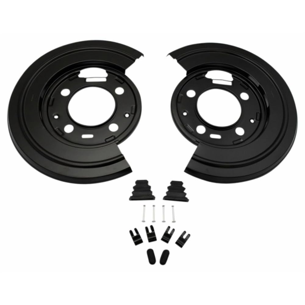 Rear Brake Shield Backing Plates Pair - Compatible with BCA93589 | High-Quality & Precision Fit Tested | Perfect for Car Brake System Maintenance & Repair