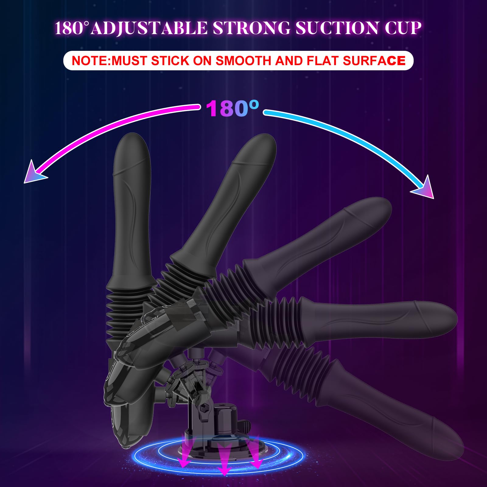Premium Sex Machine for Women & Men - 10 Vibration & Thrusting Modes, Remote Control Realistic Dildo with Strong Suction Cup for G-Spot, Clitoral & Anal Stimulation | Perfect for Couples Play, Solo Pleasure & BDSM Exploration