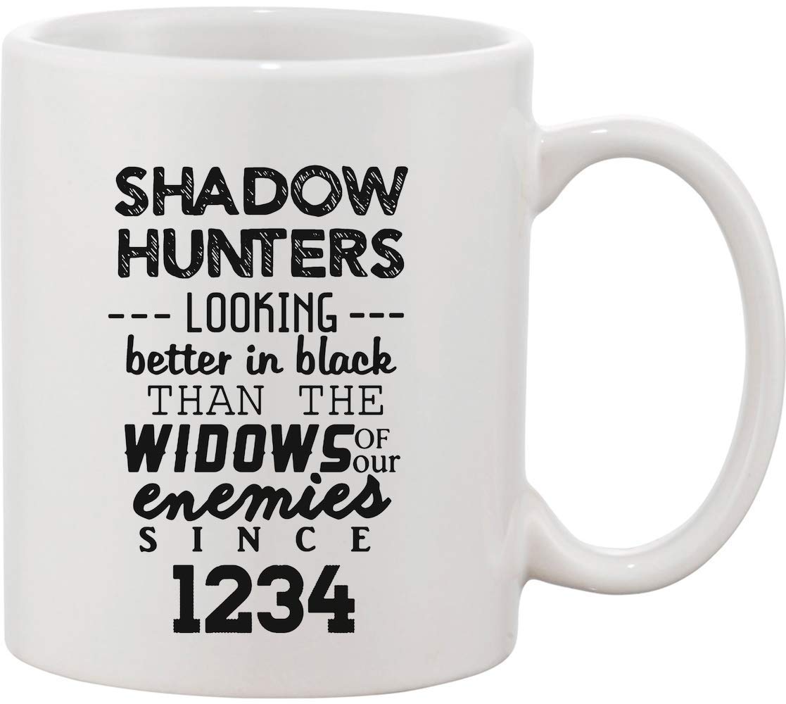 Shadow Hunters Ceramic Mug - Premium Black Coffee Cup with Unique Design | Perfect for Coffee, Tea, Hot Chocolate | Great Gift for Gamers, Fantasy Fans & Office Use