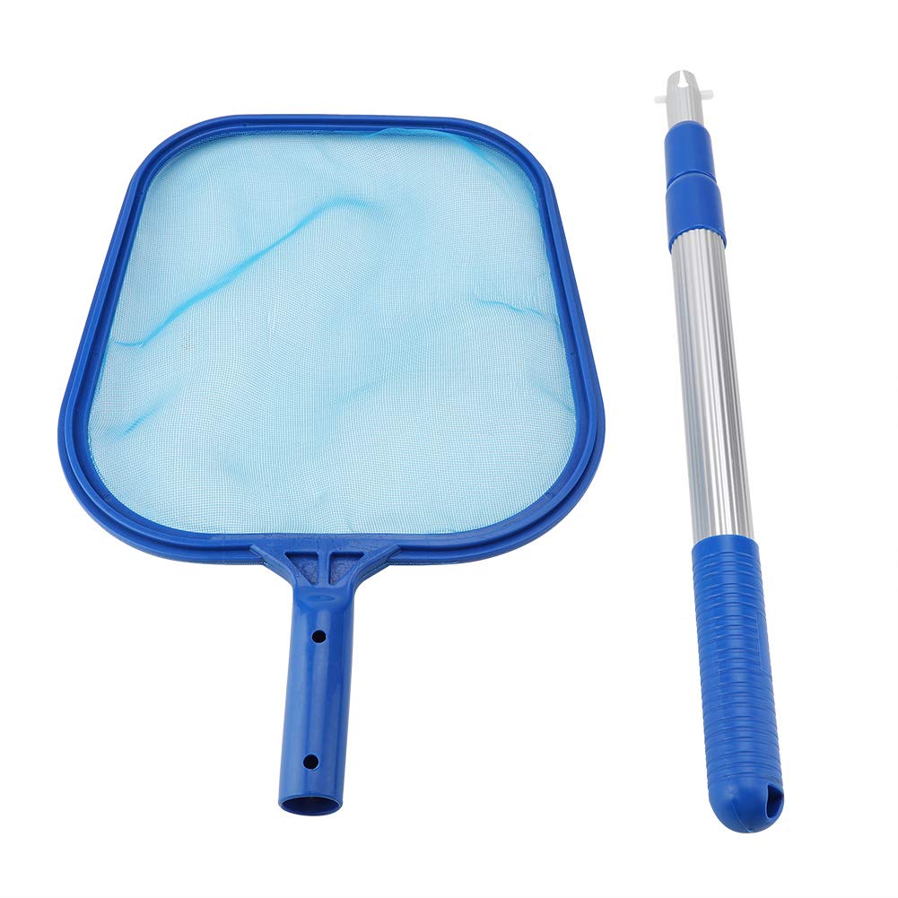 Premium Swimming Pool Cleaning Tool Set - Telescopic Pole Leaf Skimmer Net for Shallow Water, Ponds & Tubs (3x35cm) | Efficient Debris Removal for Pool Maintenance & Outdoor Water Feature Cleaning