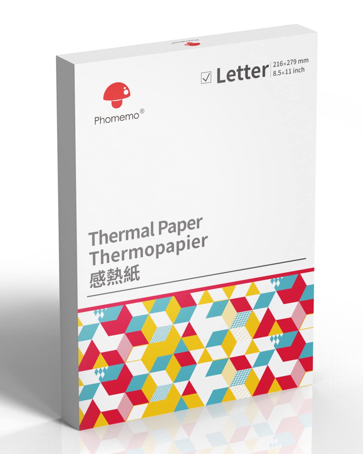 Phomemo Portable Wireless Mini Bluetooth Thermal Printer - Compatible with iOS, Android & Laptop, Includes 1 Case & 200 Sheets Thermal Paper | Travel, Office, Home & On-the-Go Printing Solution