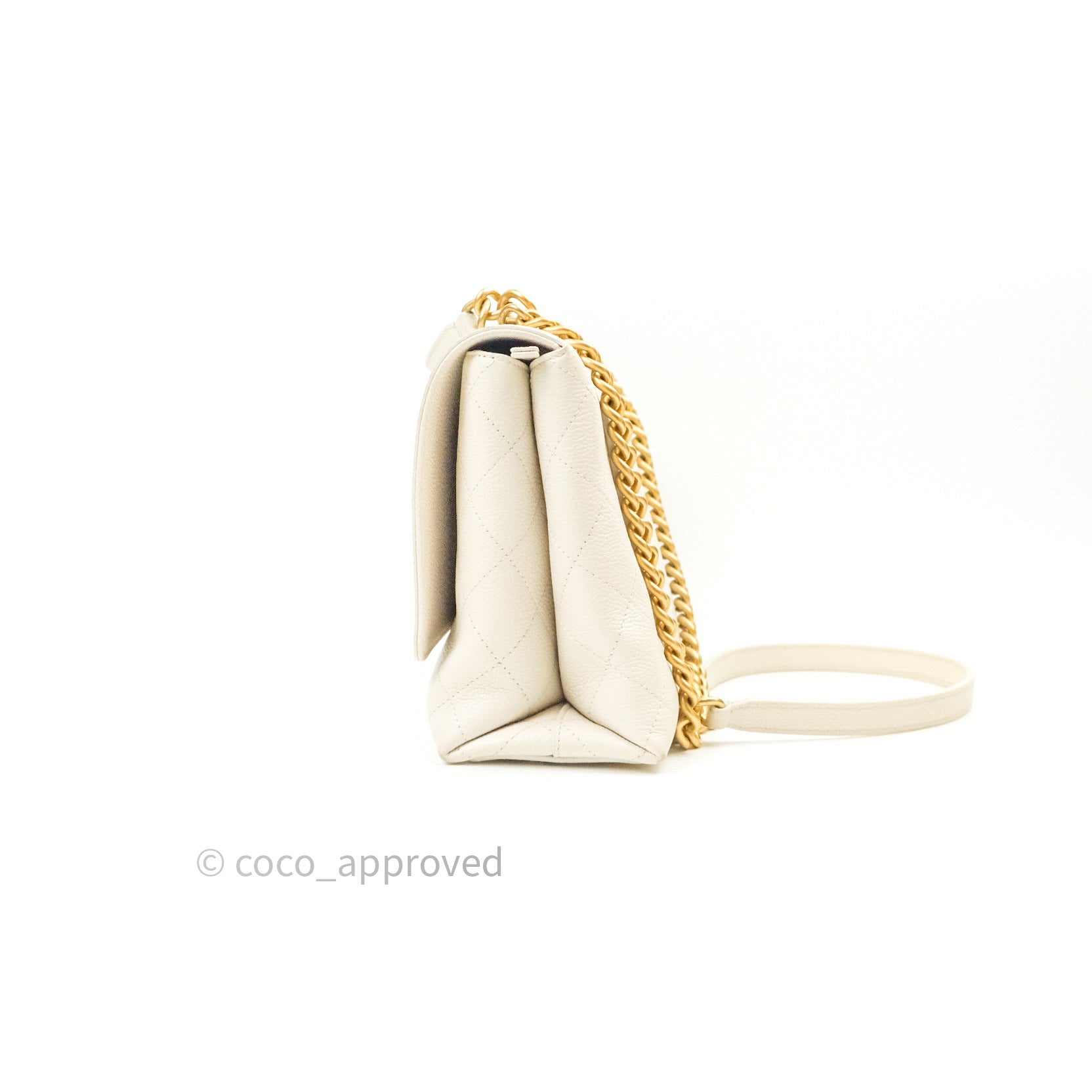 Chanel Chic Affinity Medium Grained Calfskin Handbag with White Gold Hardware - Luxury Designer Crossbody Bag for Women, Perfect for Parties & Evening Events