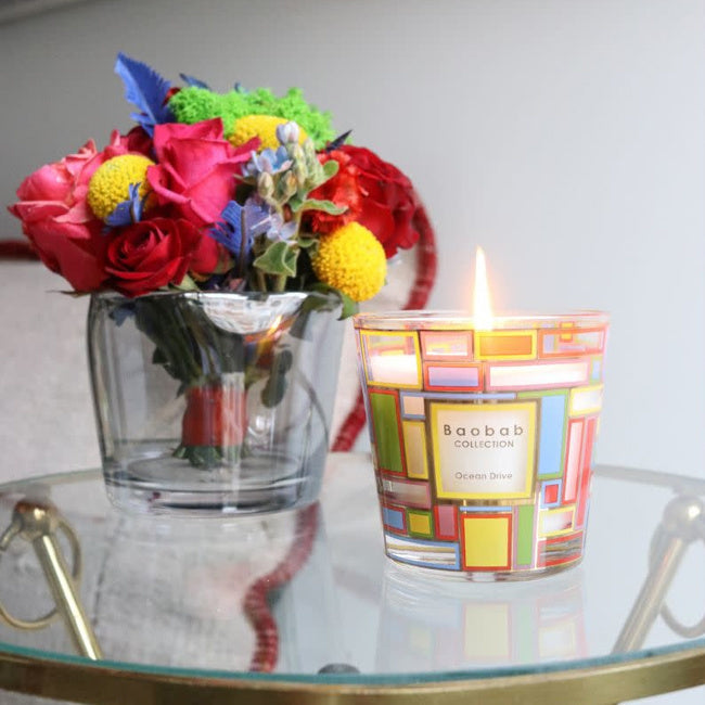 Baobab Collection My First Baobab Ocean Drive Scented Candle - Luxury Home Fragrance for Relaxation & Aromatherapy - Perfect for Bedroom, Bathroom & Living Room Decor
