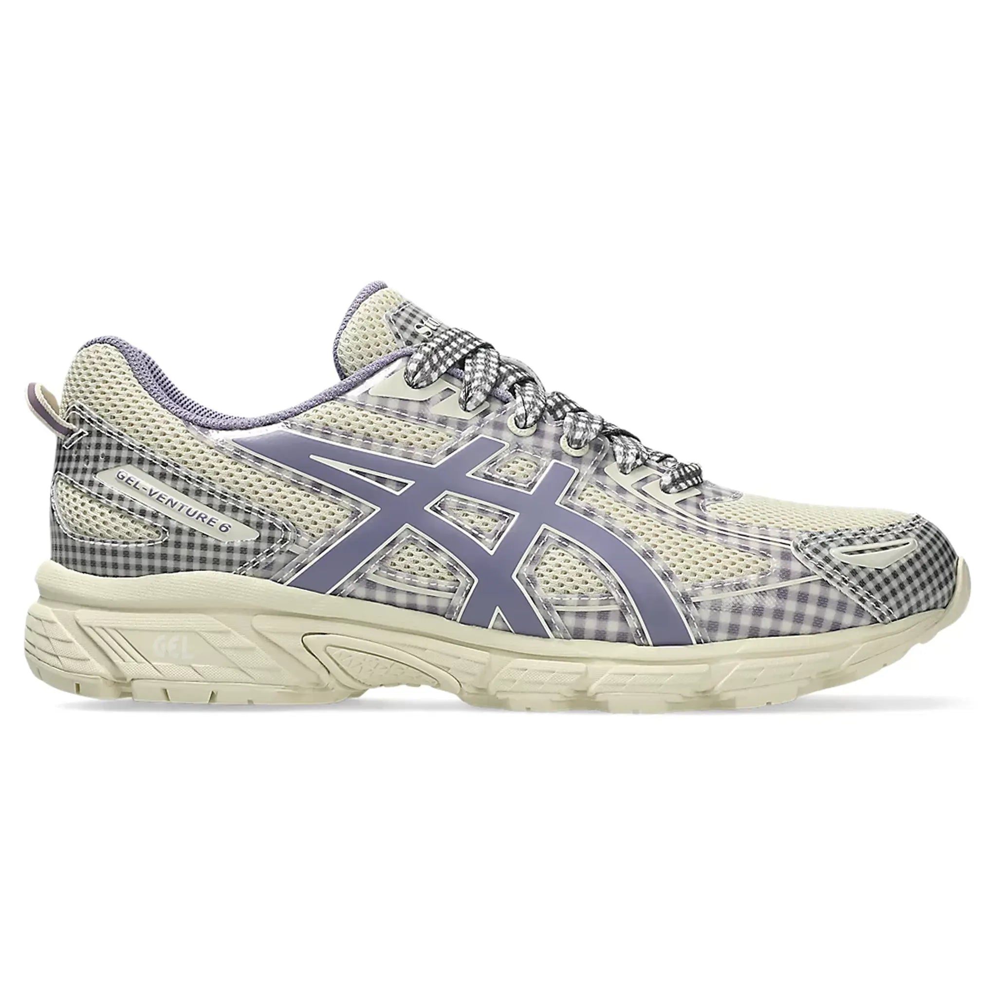 ASICS Gel Venture 6 Running Shoes for Women - Vanilla Violet Quartz Color | Trail & Road Running, Gym Workouts, Casual Wear