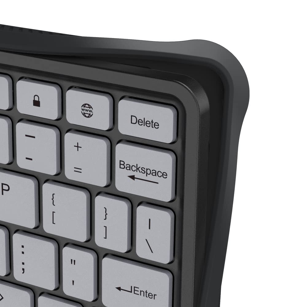 Amazon Kids Bluetooth Keyboard - Compatible with 10” Fire Kids Pro & Fire Kids Tablets | Wireless Keyboard for Children | Perfect for Homeschooling & Online Learning (Black)