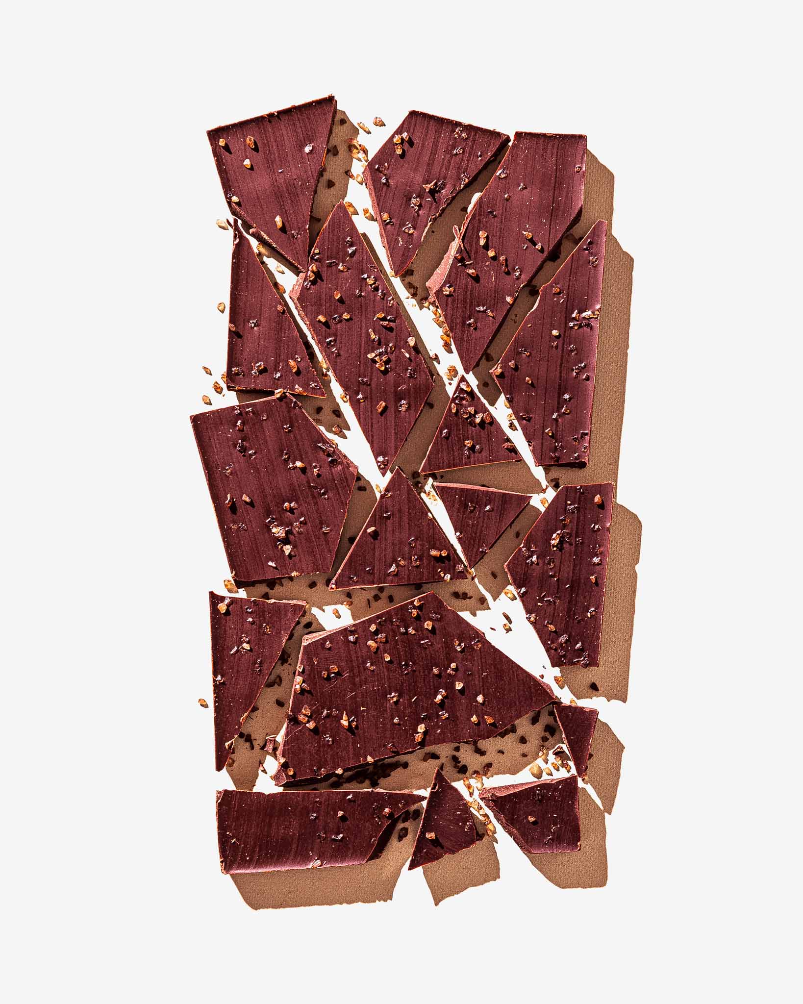 Premium Smoked Sea Salt Dark Chocolate Bar - 70% Cocoa Rich Flavor, Gourmet Artisan Candy for Gifts, Baking & Healthy Snacking