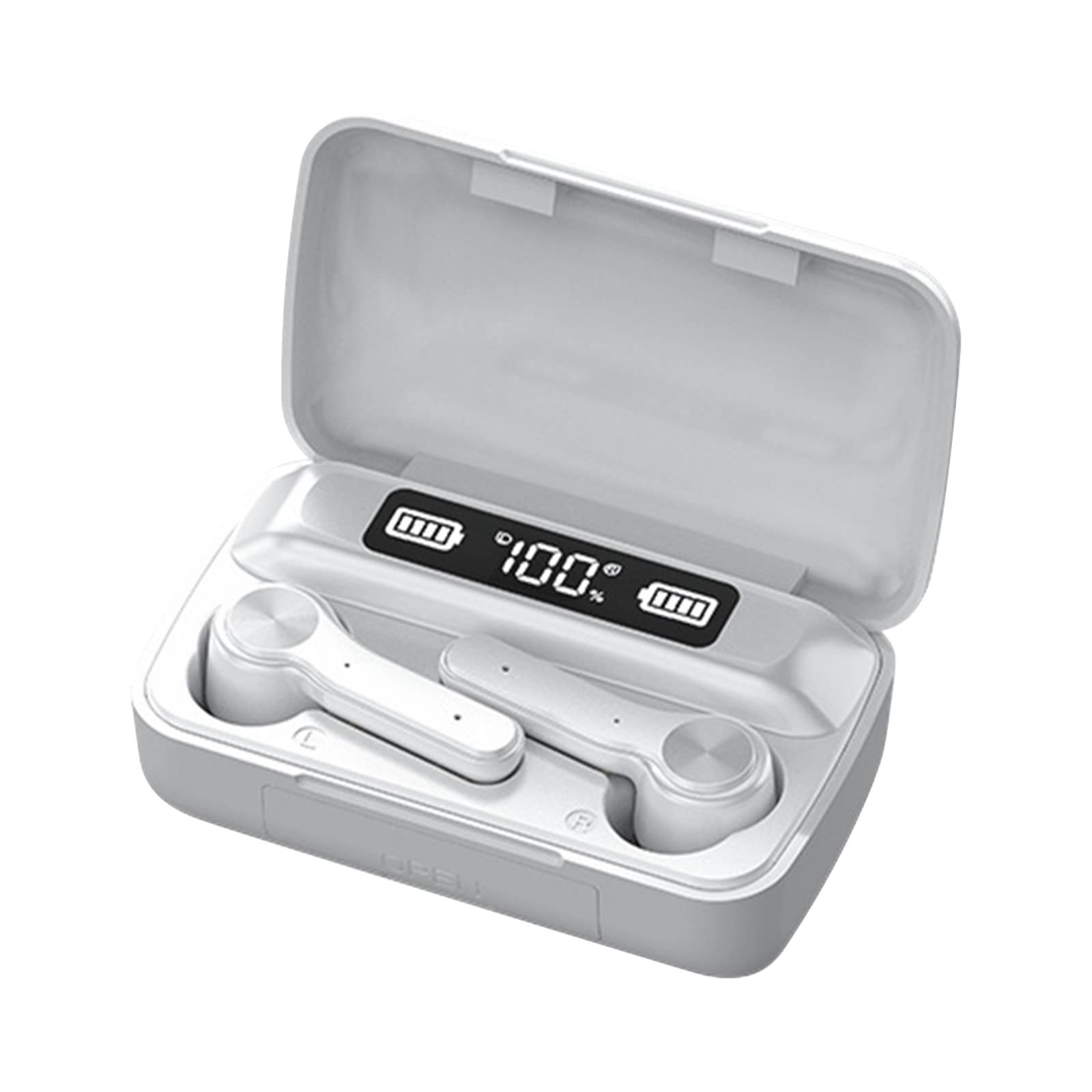 Lanhui Wireless Bluetooth Earbuds with Charging Case - Bluetooth 5.1, Touch Control, IPX7 Waterproof, Stereo Sound - Perfect for Workouts, Commuting & Travel