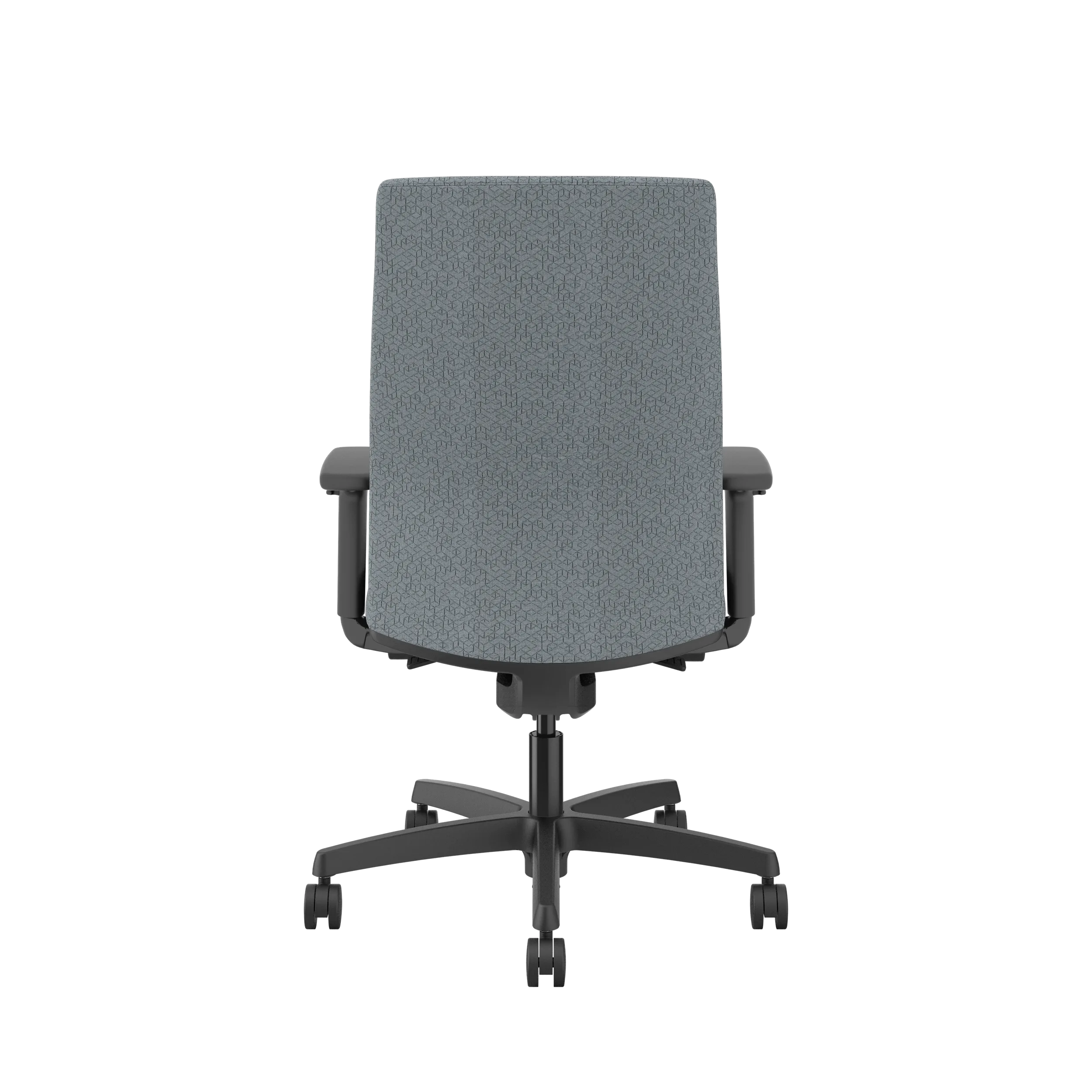 HON Ignition Upholstered Mid Back Office Chair - Ergonomic Mesh Task Chair with Adjustable Lumbar Support for Home & Office Workspace - Perfect for Long Hours of Computer Work and Video Conferencing