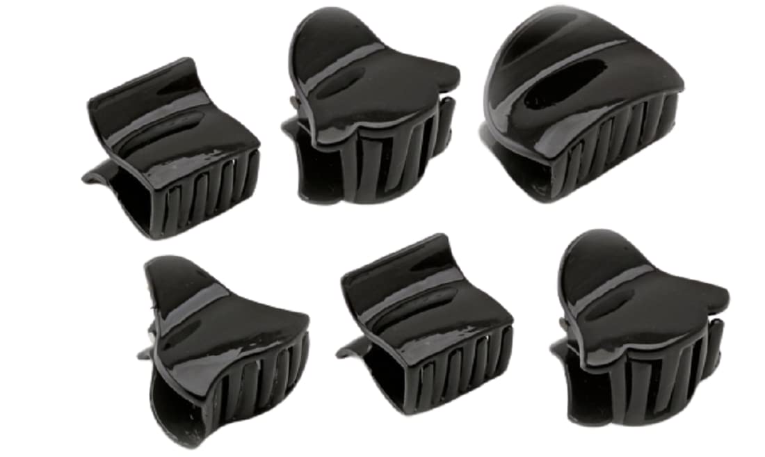 Stylish Hair Clutch Claws & Clips for Women & Girls - 6 Piece Combo Set (IMIT60) | Perfect for Daily Use, Parties, Work & School Hairstyles