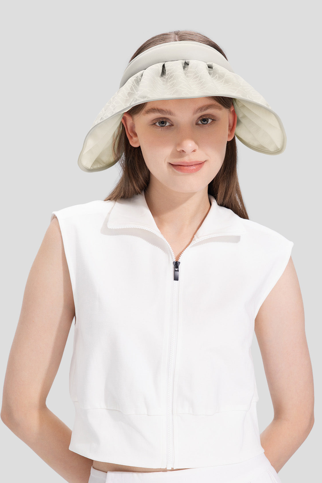 Yuni S24 UPF50+ Women's Sun Visor Hat for Running, Golf, Hiking & Outdoor Activities - UV Protection Summer Sports Hat