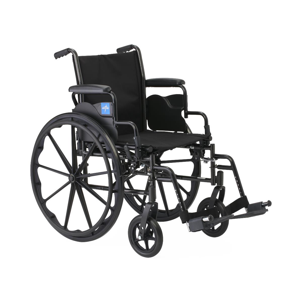 K3 Guardian Wheelchair with Nylon Upholstery - Lightweight 35LB Capacity - Ideal for Indoor & Outdoor Mobility, Travel, and Daily Use