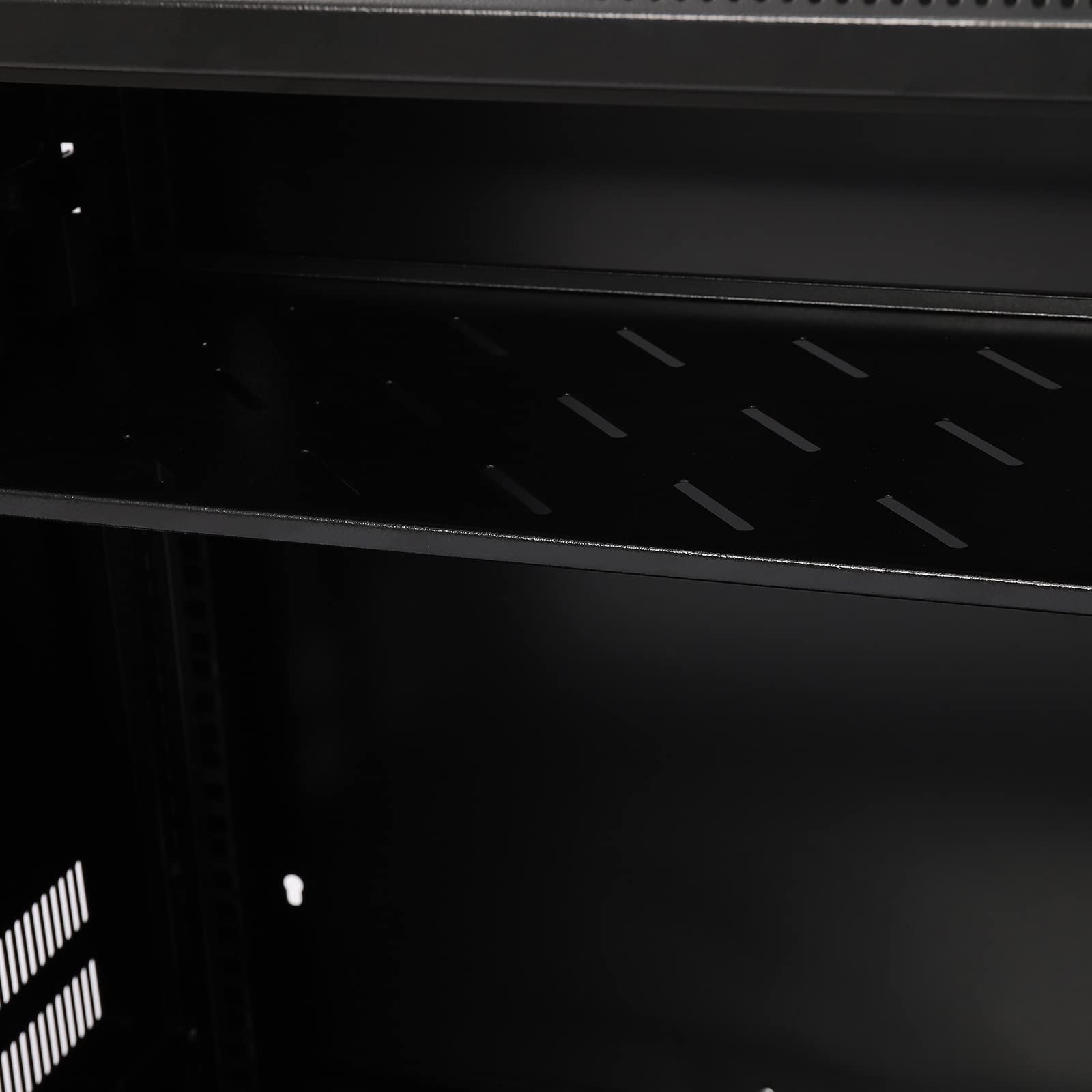 12U Wall Mount Server Rack - Heavy Duty Network Cabinet (132lbs Capacity) for Data Centers
