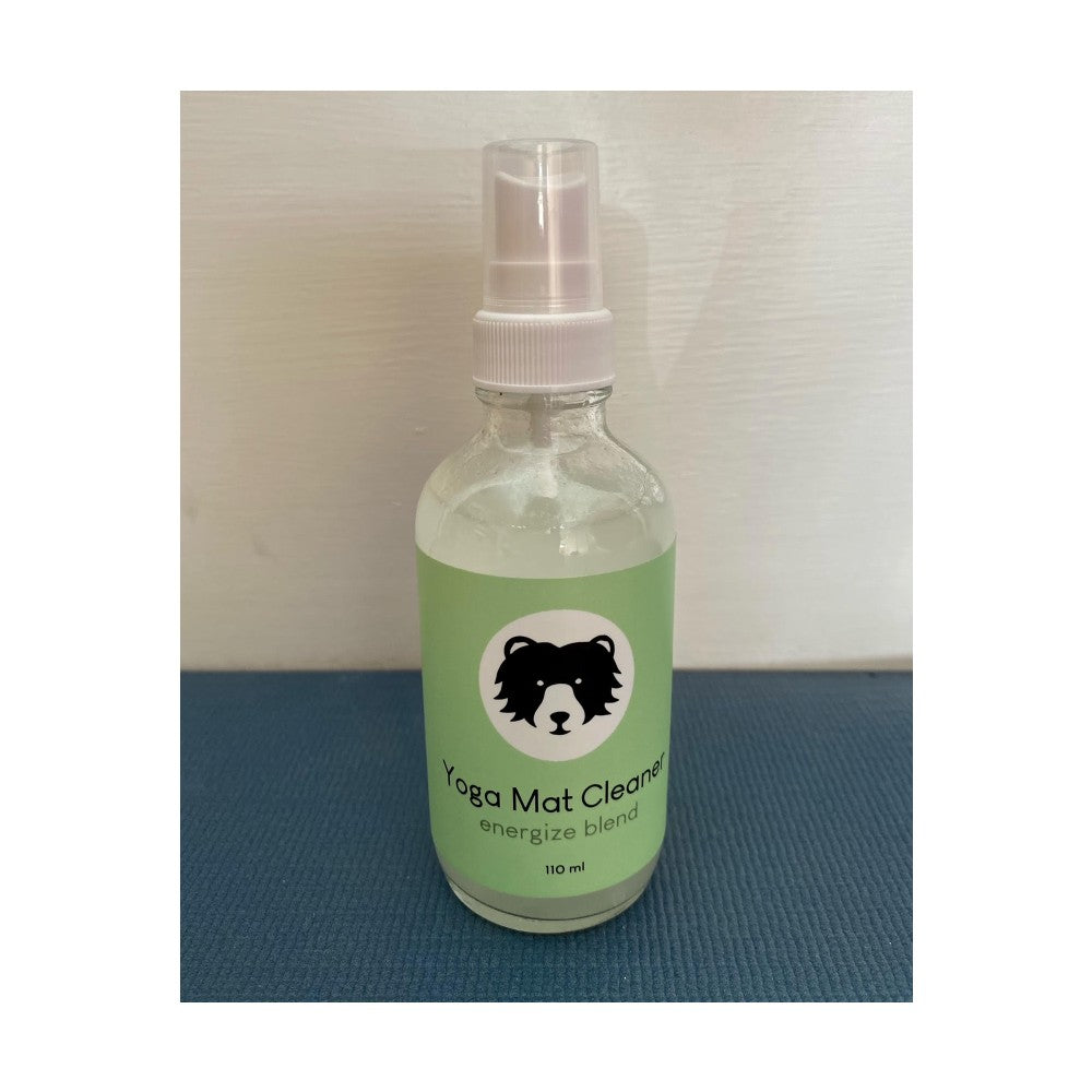 Organic Yoga Mat Cleaner Spray - Natural & Non-Toxic for Bare Yoga Mats - Perfect for Home, Studio & Gym Use