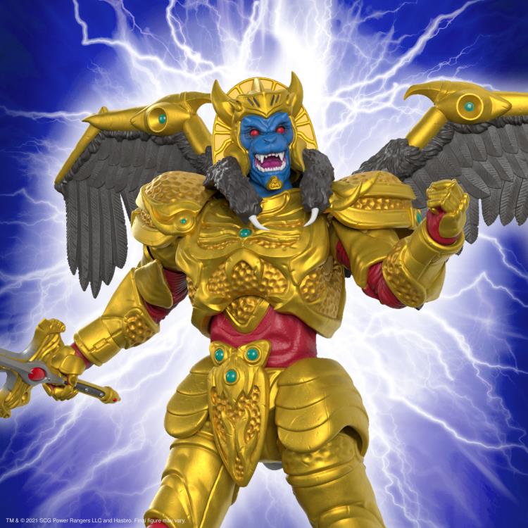 Mighty Morphin Power Rangers ULTIMATES! Goldar Action Figure - Collectible 90s TV Show Toy for Fans - Perfect for Display, Play & Nostalgic Gift Giving