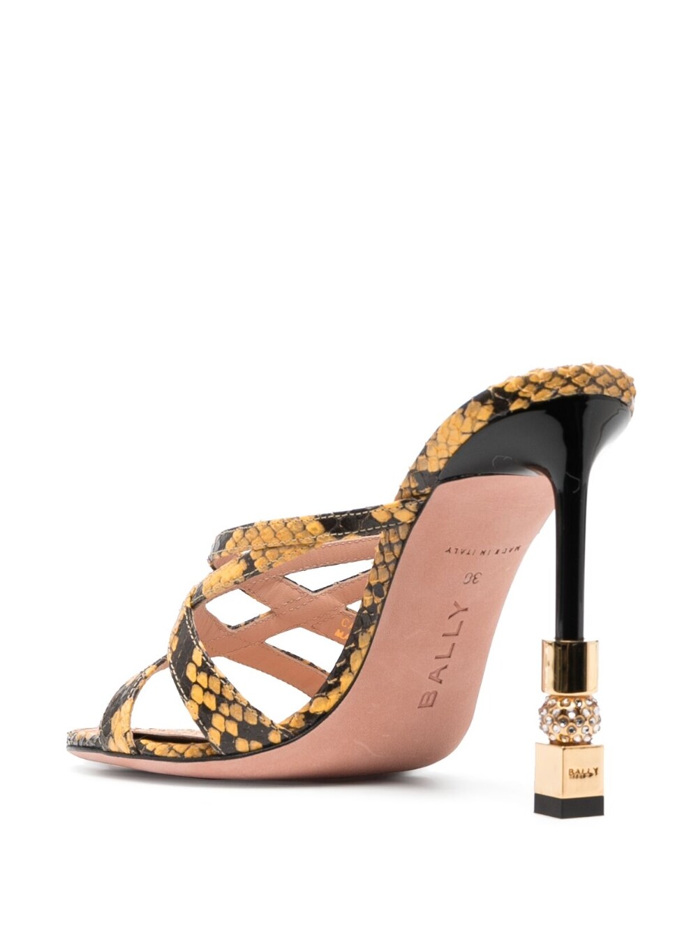 Bally Women's Yellow Leather Sandals - Comfortable & Stylish Summer Casual Shoes for Beach, Walking & Outdoor Activities