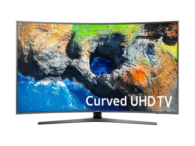 Samsung UN55MU7500 55-Inch 4K Ultra HD Smart LED Curved TV - HDR, Quantum Dot Color, Smart Hub with Streaming Apps - Perfect for Living Room, Home Theater & Gaming