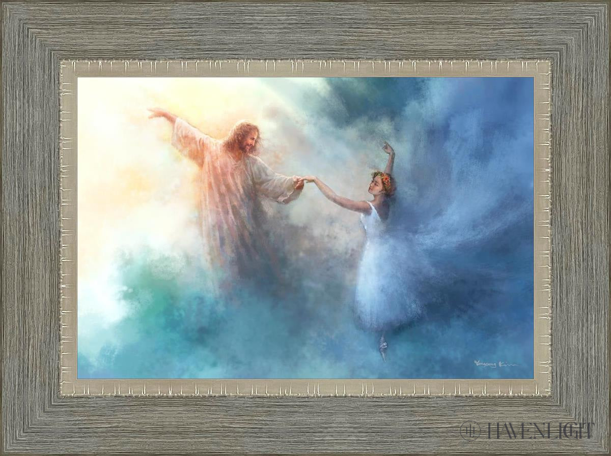A Pas De Deux By Yongsung Kim - Ballet Dance Art Print - Elegant Wall Decor for Home, Office & Dance Studios