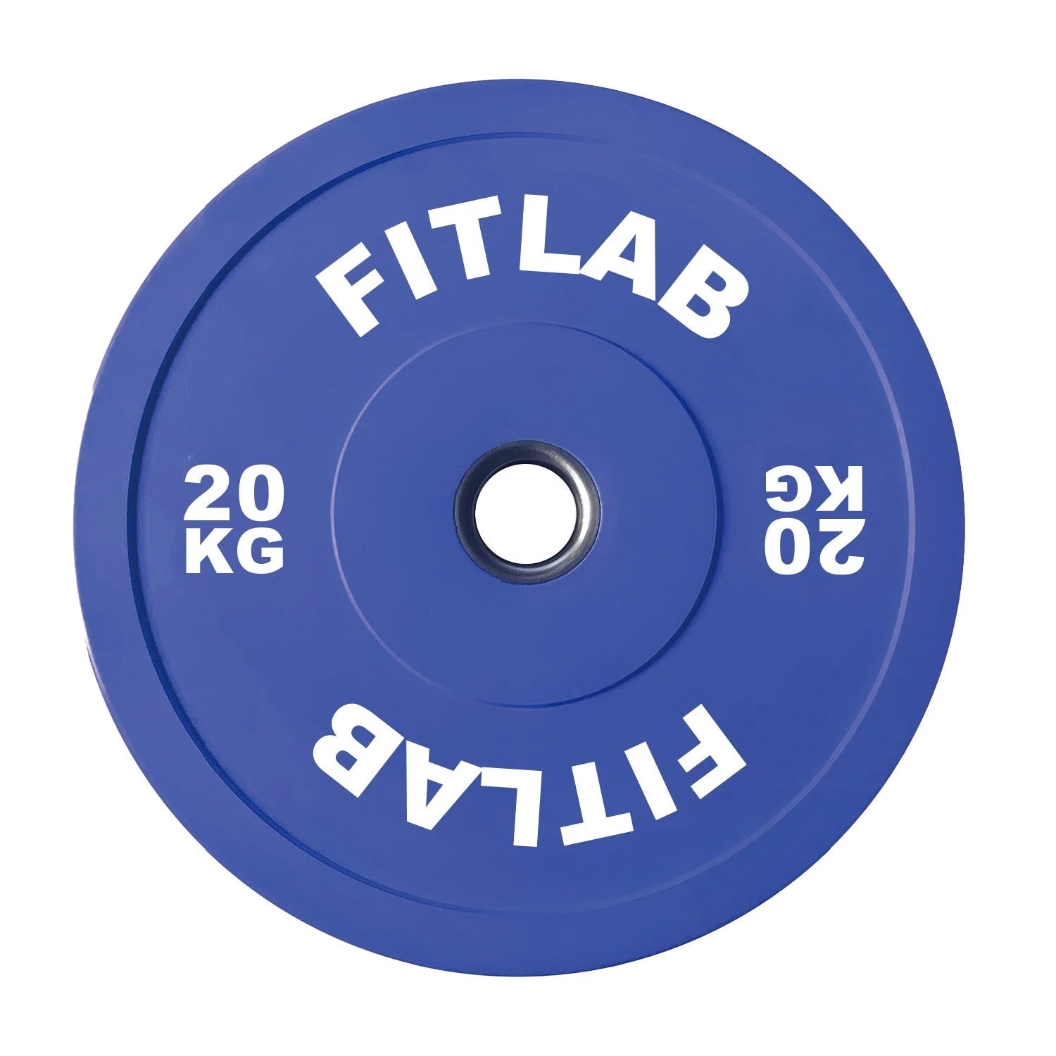 FITLAB Premium Colored Bumper Plates - Olympic Weightlifting Plates for CrossFit, Home Gym & Strength Training - Durable Rubber Plates for Drop Protection & Noise Reduction