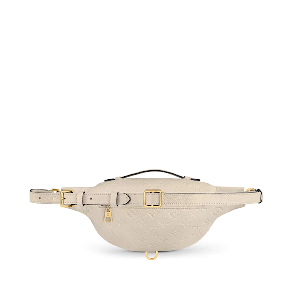 LV Monogram Empreinte Bumbag in Crème Beige - Luxury Crossbody Bag for Women, Perfect for Travel, Shopping & Everyday Use