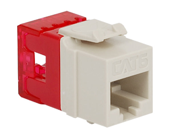 Cat6 RJ45 Keystone Jack - High Speed Ethernet Network Jack for HD Style Wall Plate - Perfect for Home Office, Server Room & Data Center Installations