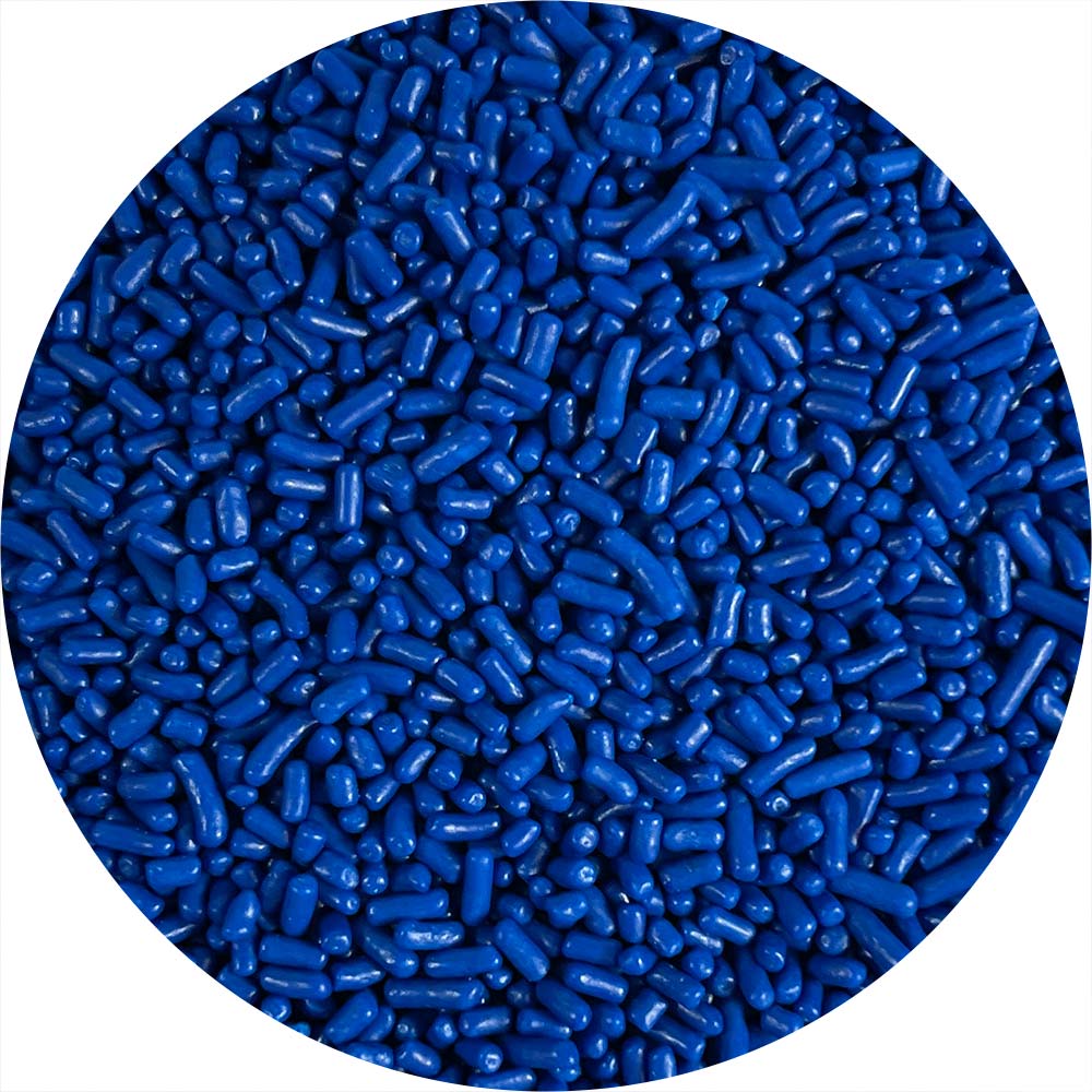 DecoPac Dark Blue Sprinkles | 26oz Tub | Premium Cake Decorating Supplies for Birthday, Wedding & Holiday Baking