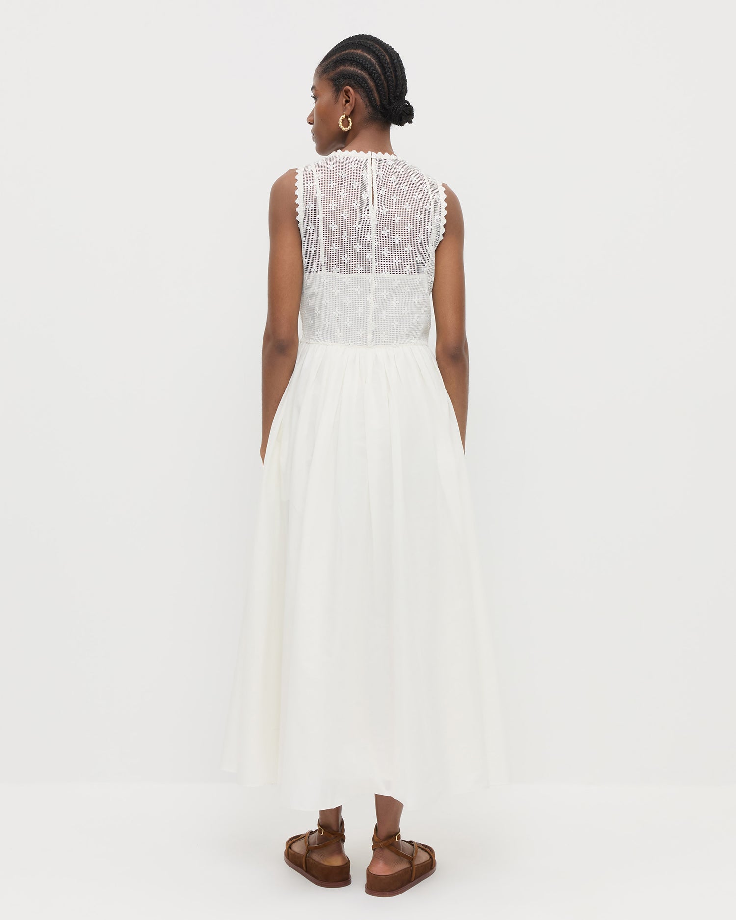 Madeline Cream Dress - Elegant Women's Party Dress for Weddings, Cocktails & Special Occasions