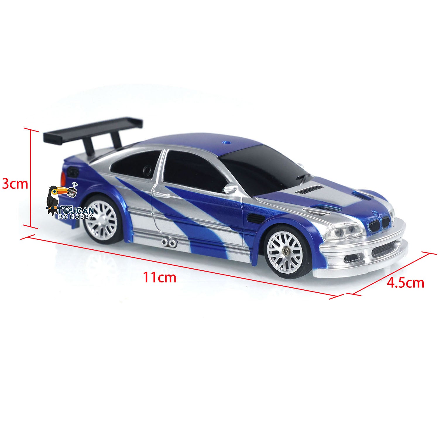 1/43 Scale 4WD Remote Control RC Drift Car - Ready to Run Mini Racing Toy with LED Lights & Simulation Model (40g) | Perfect for Indoor Racing, Drifting Practice, and Kids' Birthday Gifts