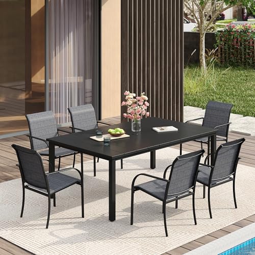 Black Table/Grey Chairs