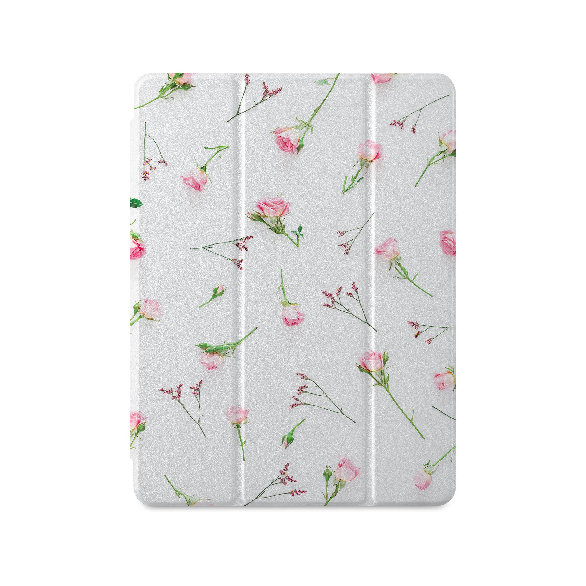 iPad 360 Elite Case - Premium Protective Cover with Flat Flower Design for iPad Pro/Air/Mini - Perfect for Work, School & Travel Protection