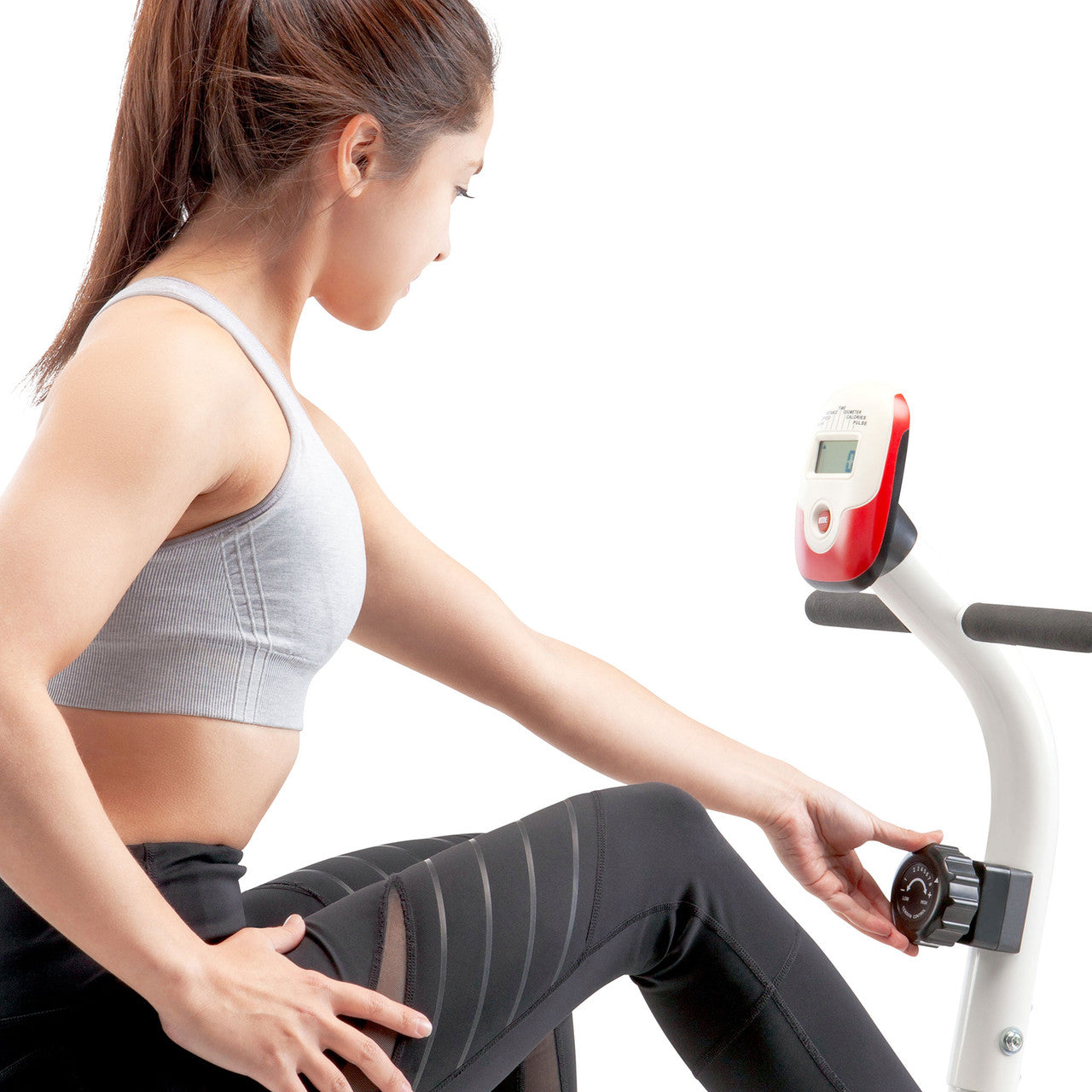 Marcy NS-908R Recumbent Exercise Bike with Pulse Monitor - Comfortable Seated Workout for Home Gym, Seniors & Physical Therapy - Perfect for Low-Impact Cardio Training & Rehabilitation Exercises