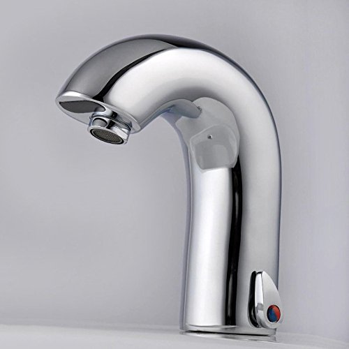 Modern Copper Bathroom Faucet with Motion Sensor - Elegant Wash Basin Sink Faucet for Home & Commercial Use | Perfect for Kitchen, Restroom, Hotel, and Public Spaces