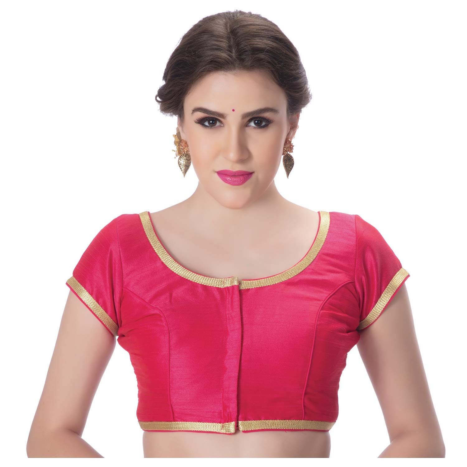 Indian Designer Saree Blouses for Women - Ready Made Choli Tops, Non-Padded Blouse - Perfect for Weddings, Festivals & Traditional Occasions