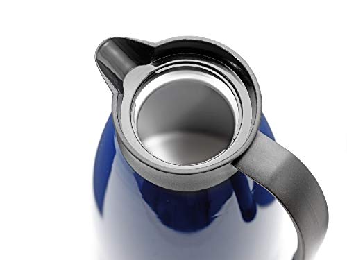 Esmeyer Stainless Steel Vacuum Insulated Water Jug - 34oz, Blue, 14 x 14 x 25 cm - Perfect for Camping, Office & Outdoor Activities