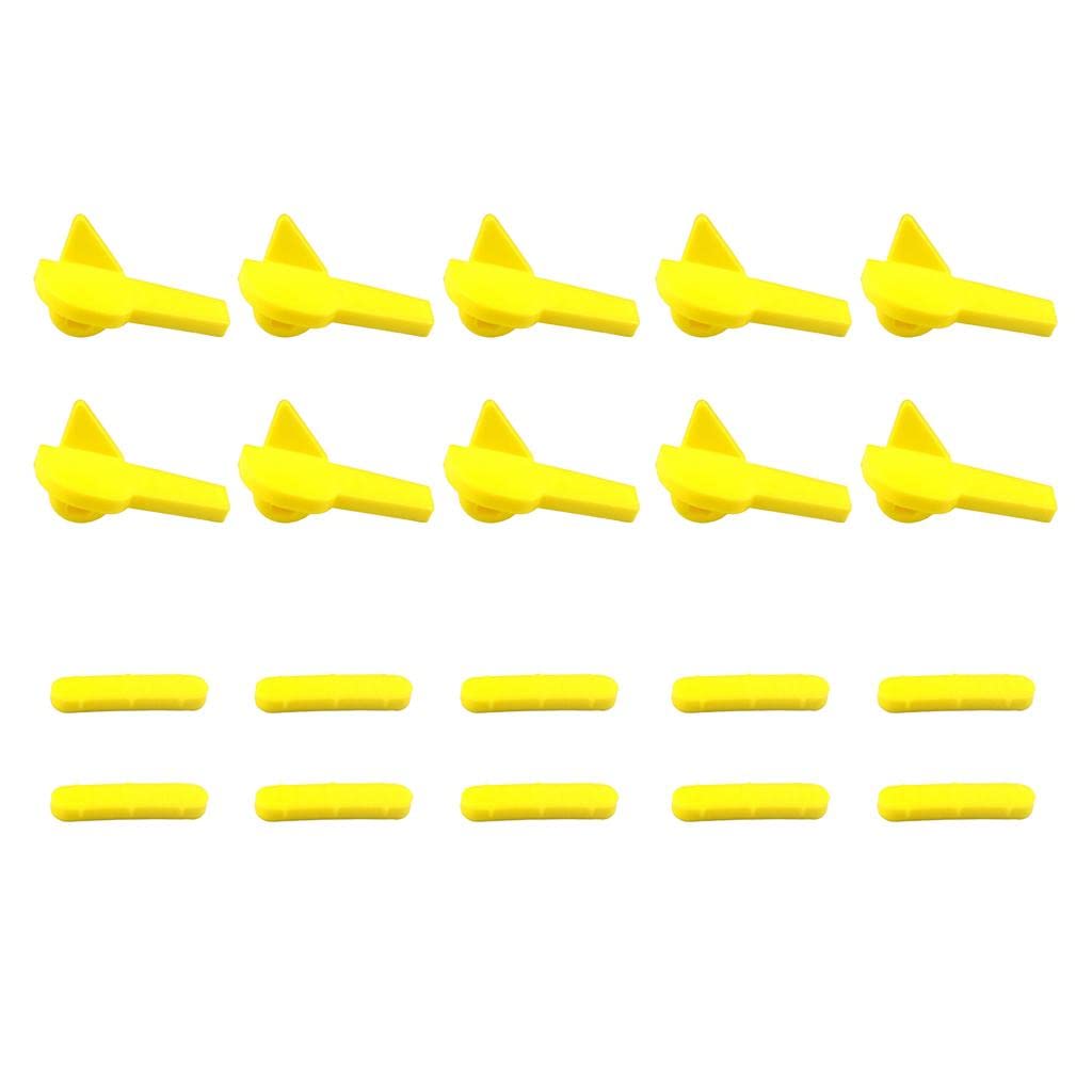 MagiDeal 10 Pairs 57mm Nylon Protective Gasket Tire Changer Pads - Bird Head Rim Protector for Motorcycle, Bike & ATV Tires - Durable Tire Changing Tool for Auto Repair Shops & DIY Enthusiasts